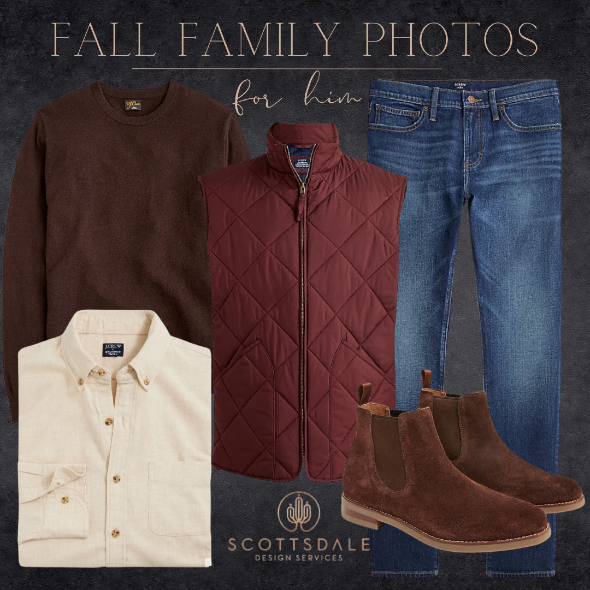 Men’s fall fashion🍂🍁

Family photos, family pictures, mens outfits, fall fashion, mens vest, mens button up shirt, mens jeans, denim, booties

#LTKMens #LTKFamily #LTKFallSale