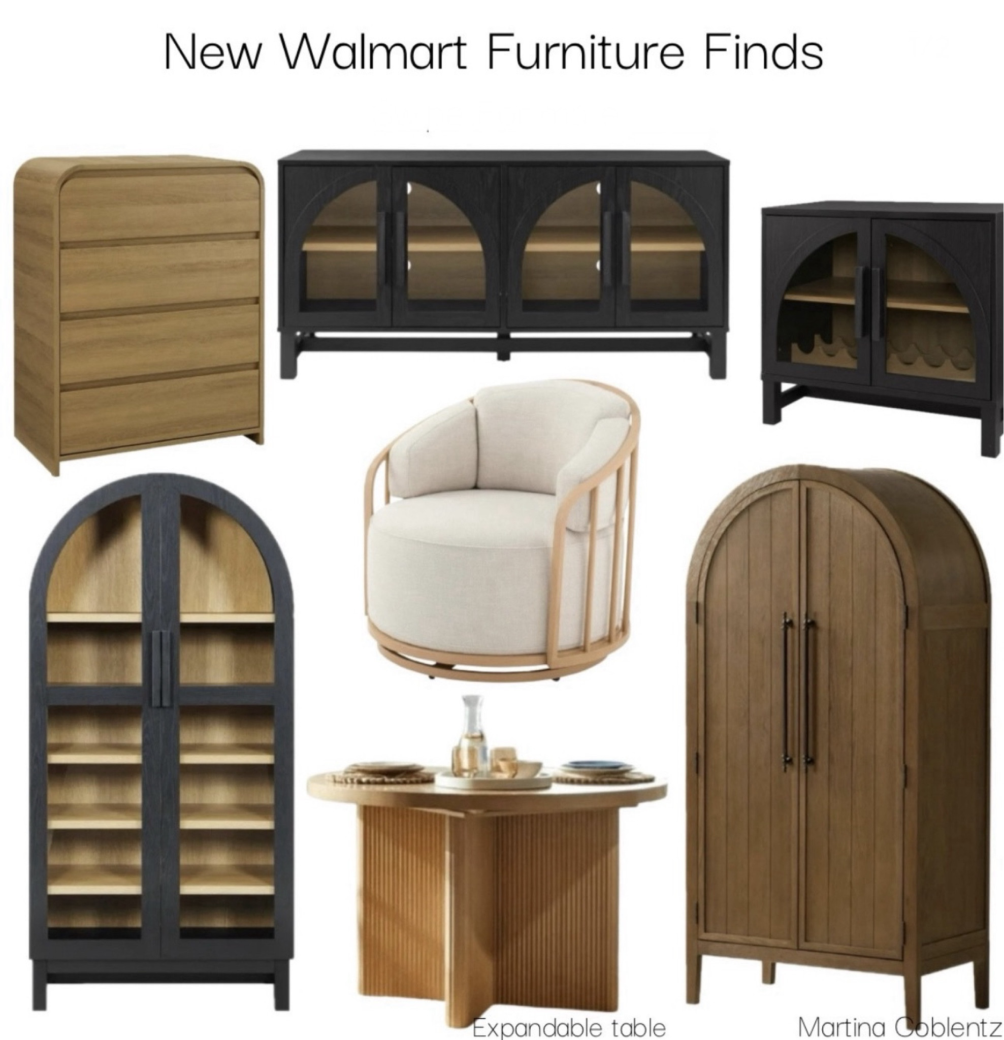 Walmart affordable furniture finds 

•affordable •furniture •kitchen •Walmart finds •arched cabinet 

#LTKSeasonal #LTKFamily #LTKHome