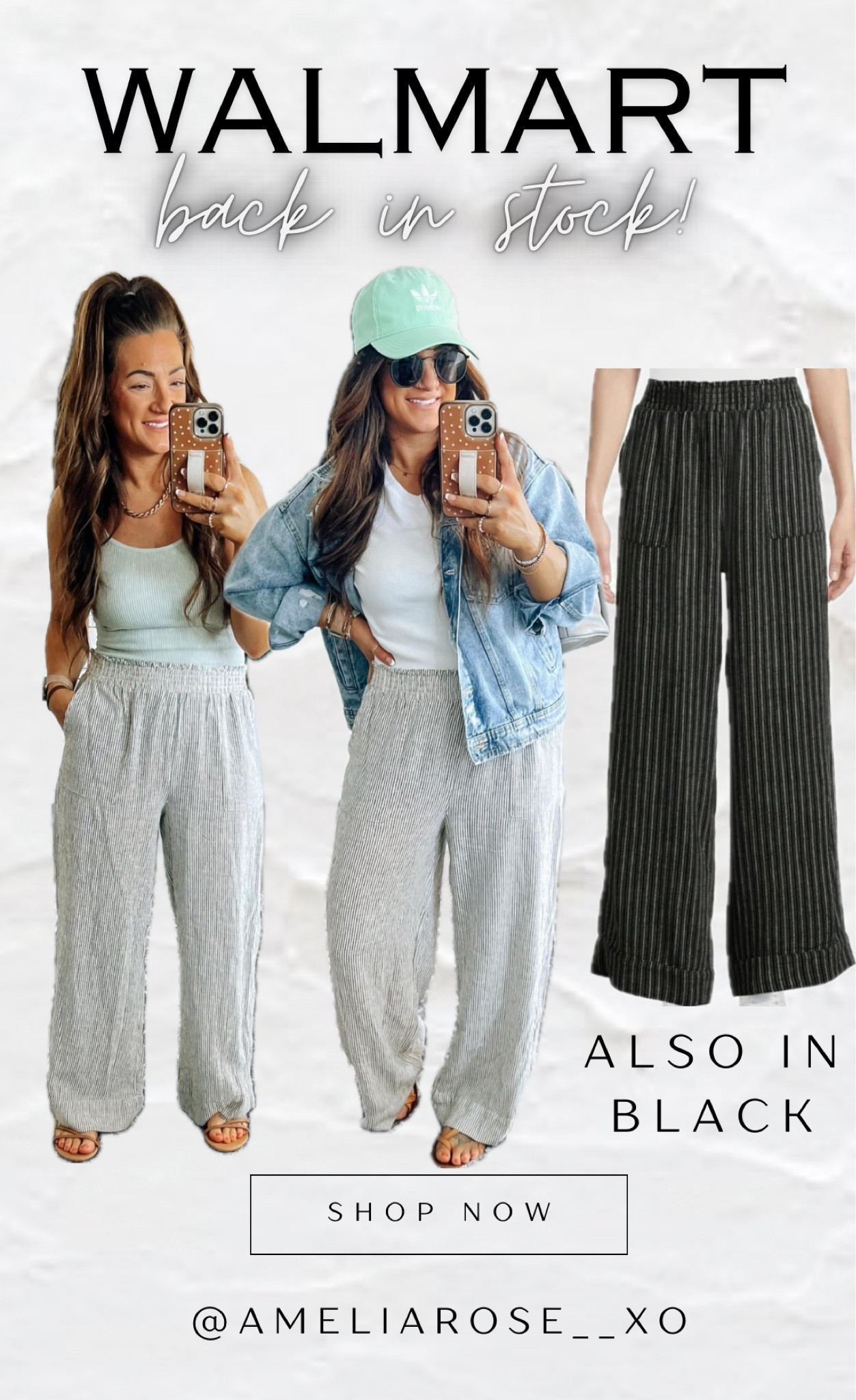 Walmart brought back the best linen pants again this year! Love these for spring and they’re a great vacation/travel option! Linked the crop version as well! 

#LTKtravel #LTKstyletip #LTKSeasonal
