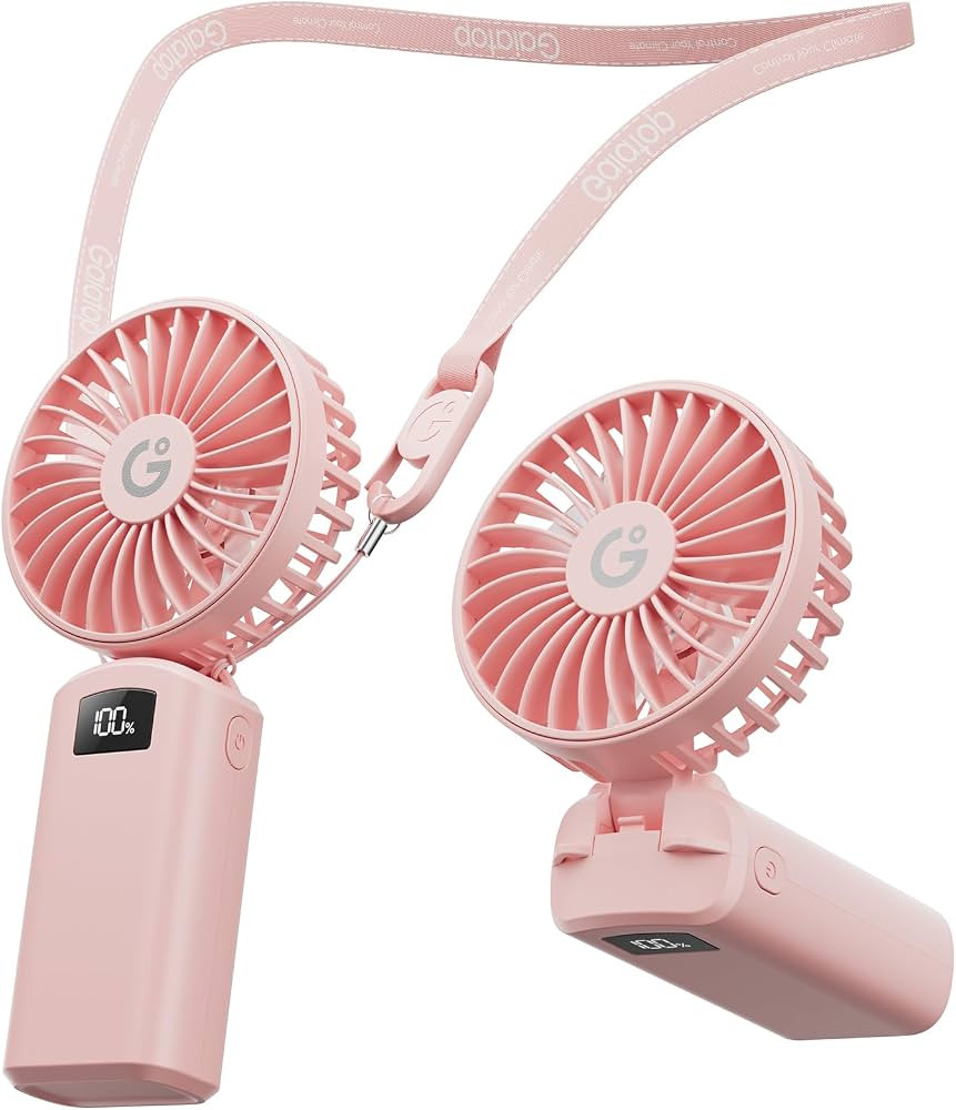 Gaiatop Portable Handheld Fan Foldable, USB Rechargeable Small Hand Fan | Amazon (US)