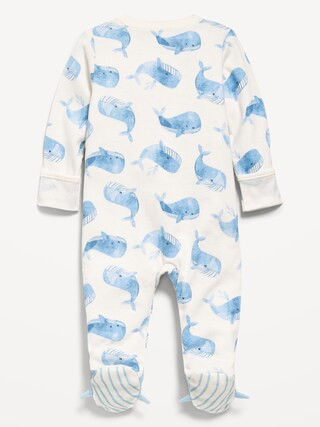2-Way-Zip Sleep & Play Footed One-Piece for Baby | Old Navy | Old Navy (US)