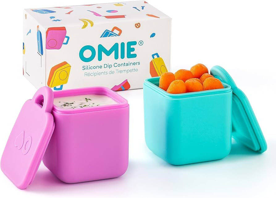 OmieBox (2 pack) Leakproof Dips Containers To Go, Salad Dressing Container, Condiment Container w... | Amazon (US)