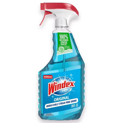 Windex Glass Cleaner Original Blue Refill Bottle - 26 fl oz | Target