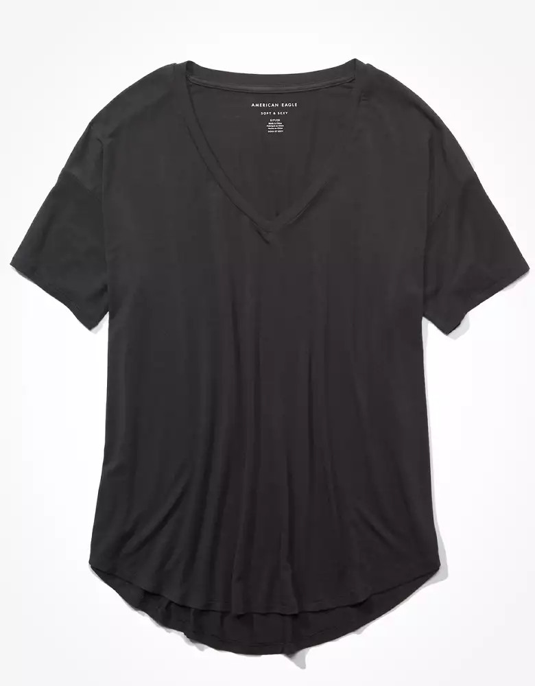 AE Soft & Sexy V-Neck T-Shirt | American Eagle Outfitters (US & CA)