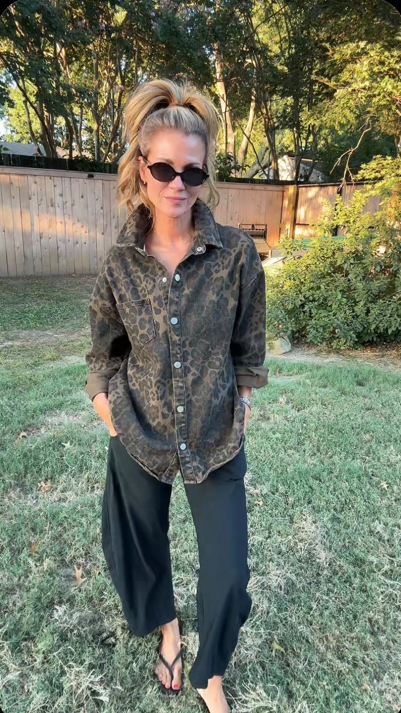 Leopard Print Shacket from Amazon, perfect for Fall transition. Im in a small!

#LTKootd #LTKgrwm #LTKdayinmylife