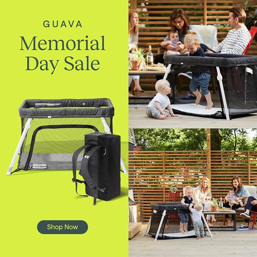 Guava Lotus Travel Crib with Lightweight Backpack Design | Certified Baby Safe Portable Crib | Fo... | Amazon (US)