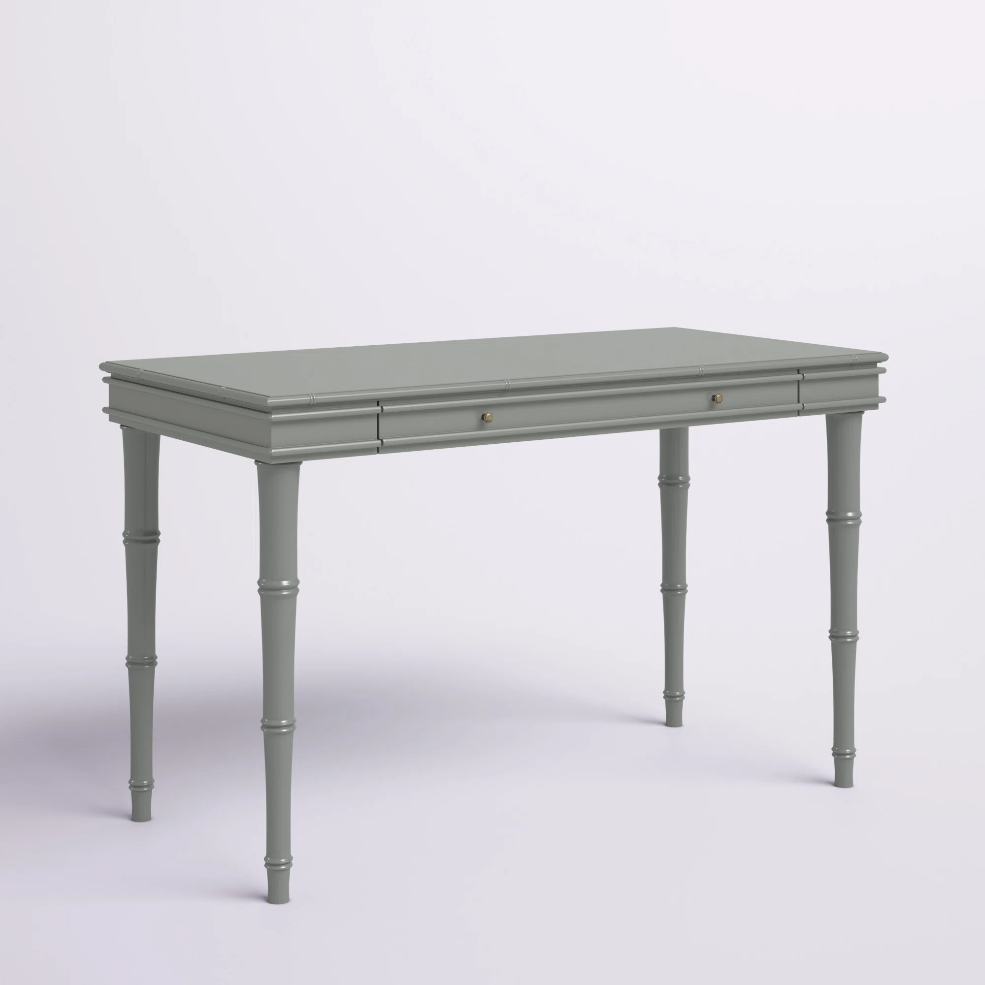 Modern Charboneau Writing Desk – Elegant Solid Wood with Tapered Legs & Soft-Close Drawer for H... | Wayfair North America