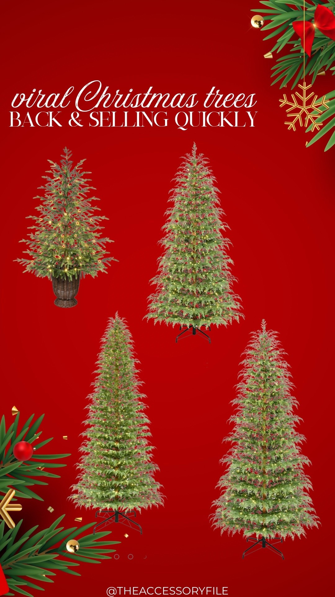 The viral MTH Christmas trees (4 sizes to choose from) from last year are back & selling quickly!!! The 4’ is in over 5000 carts currently! 😳

Christmas decor, holiday decor, Christmas trees, my Texas house, Walmart finds, Walmart deals

#LTKSeasonal #LTKHome