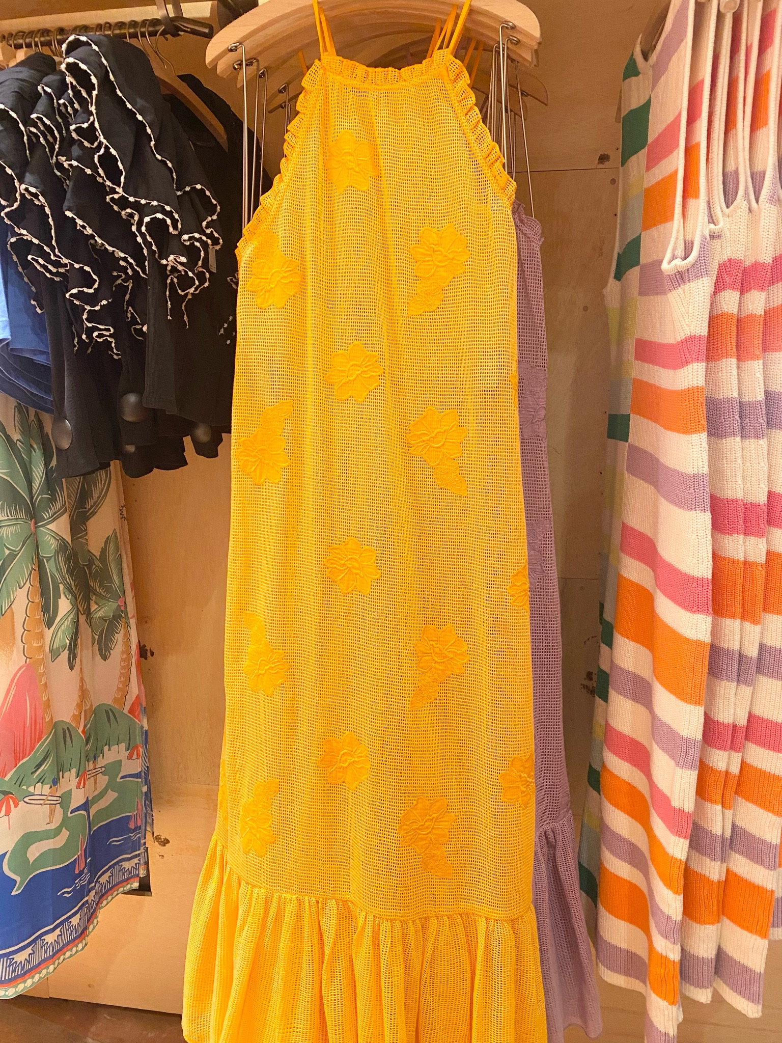 This color for summer!! 

Summer dress, summer outfit, vacation outfit, maxi dress, yellow dress, wedding guest dress, Anthropologie 

#LTKStyleTip #LTKTravel #LTKSeasonal