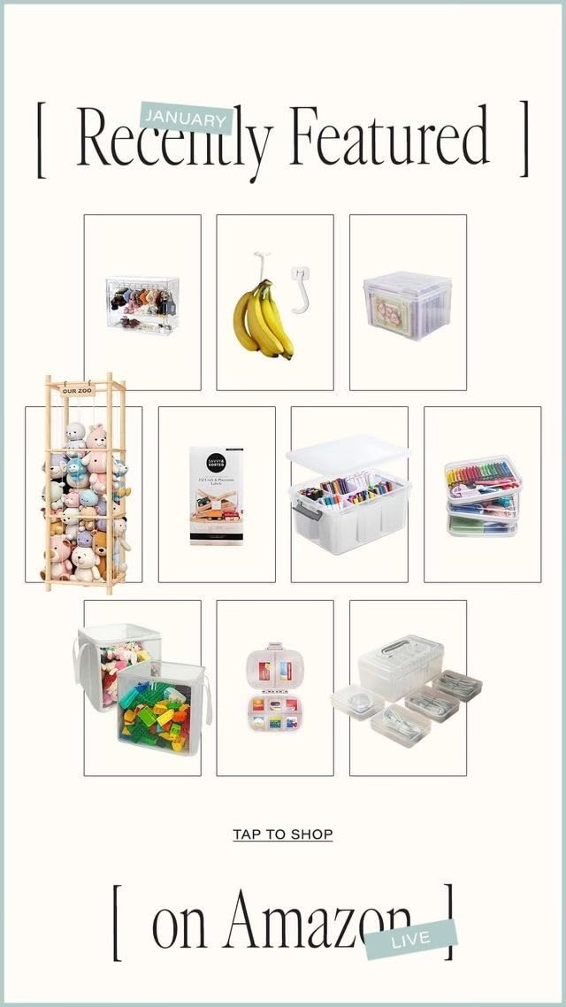 Recently Featured on our Amazon Live! Just getting started on your organization journey. We have the perfect finds for you! 

#neatlyembellished #amazon #home #organization 