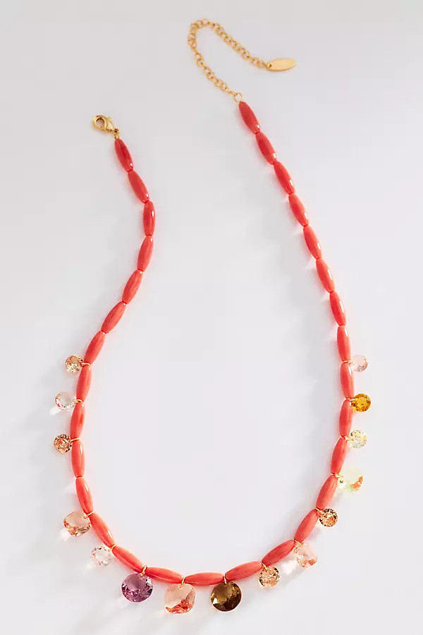 Multi-Stone Beaded Necklace | Anthropologie (US)