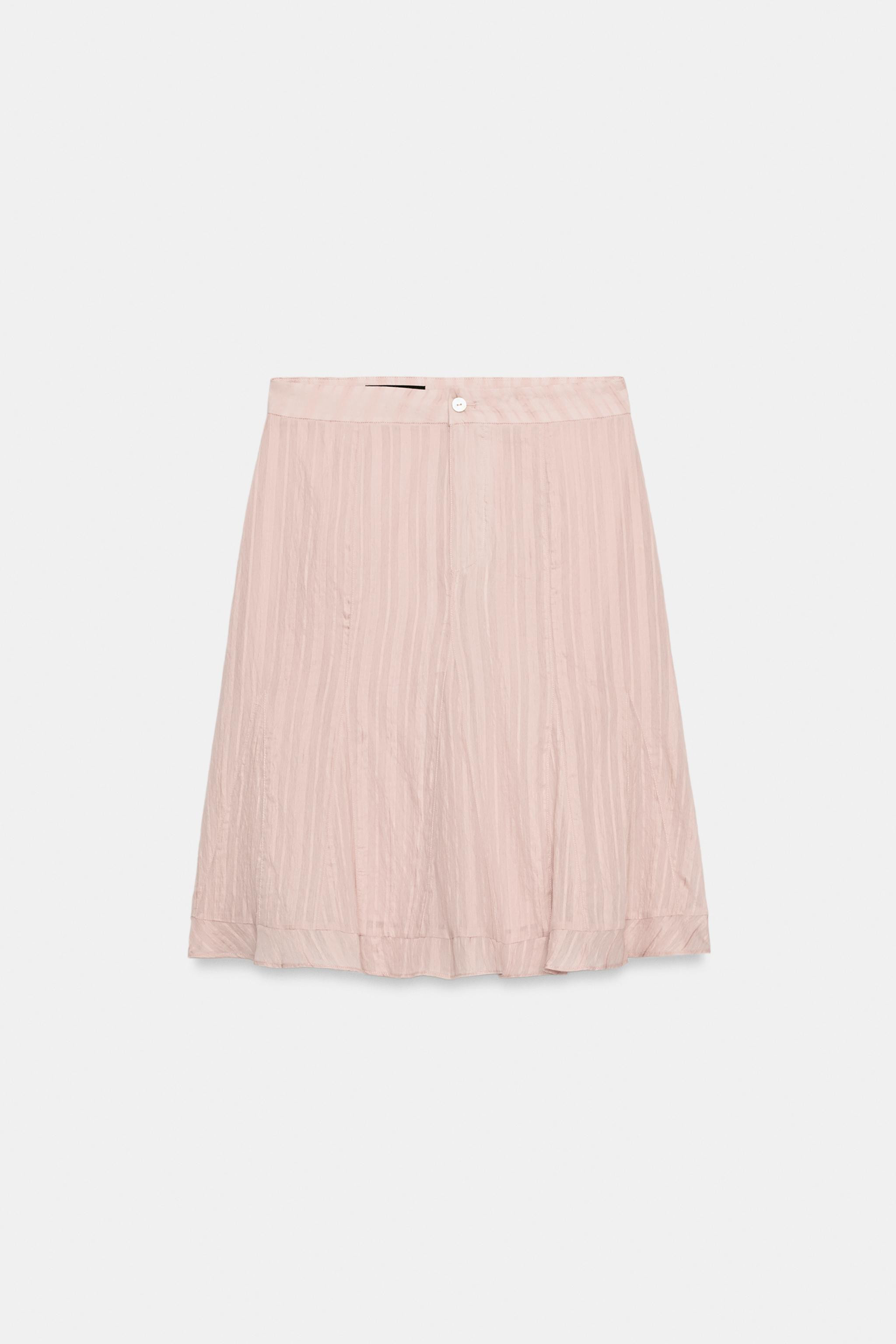 GODET MIDI SKIRT | Zara UK