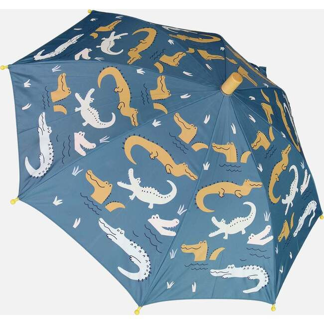 Umbrella, Blue With Crocodile | Maisonette