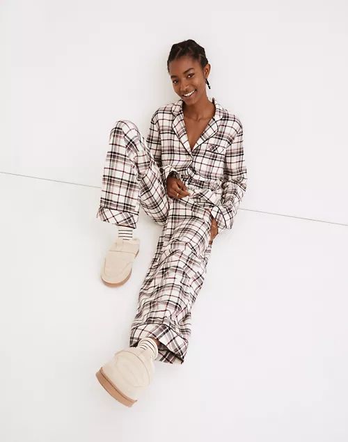 Flannel Bedtime Pajama Set in Nordway Plaid | Madewell