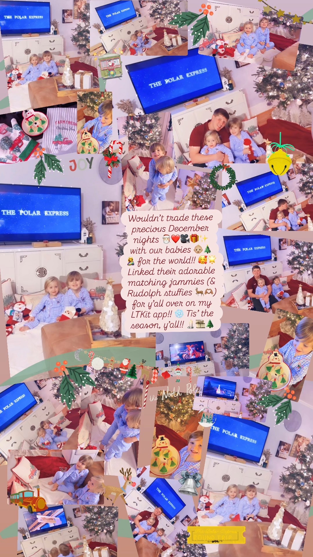 Wouldn’t trade these precious December nights 🎅🏻❤️🎥🎁✨ with our babies 👶🏼🎄🤱 for the world!! 🥰🌟 Linked their adorable matching jammies (& Rudolph stuffies 🦌🫶🏽) for y’all over on my LTKit app!! ❄️ Tis’ the season, y’all!! 🕯️🎞️🌲

#LTKKids #LTKHoliday #LTKBaby