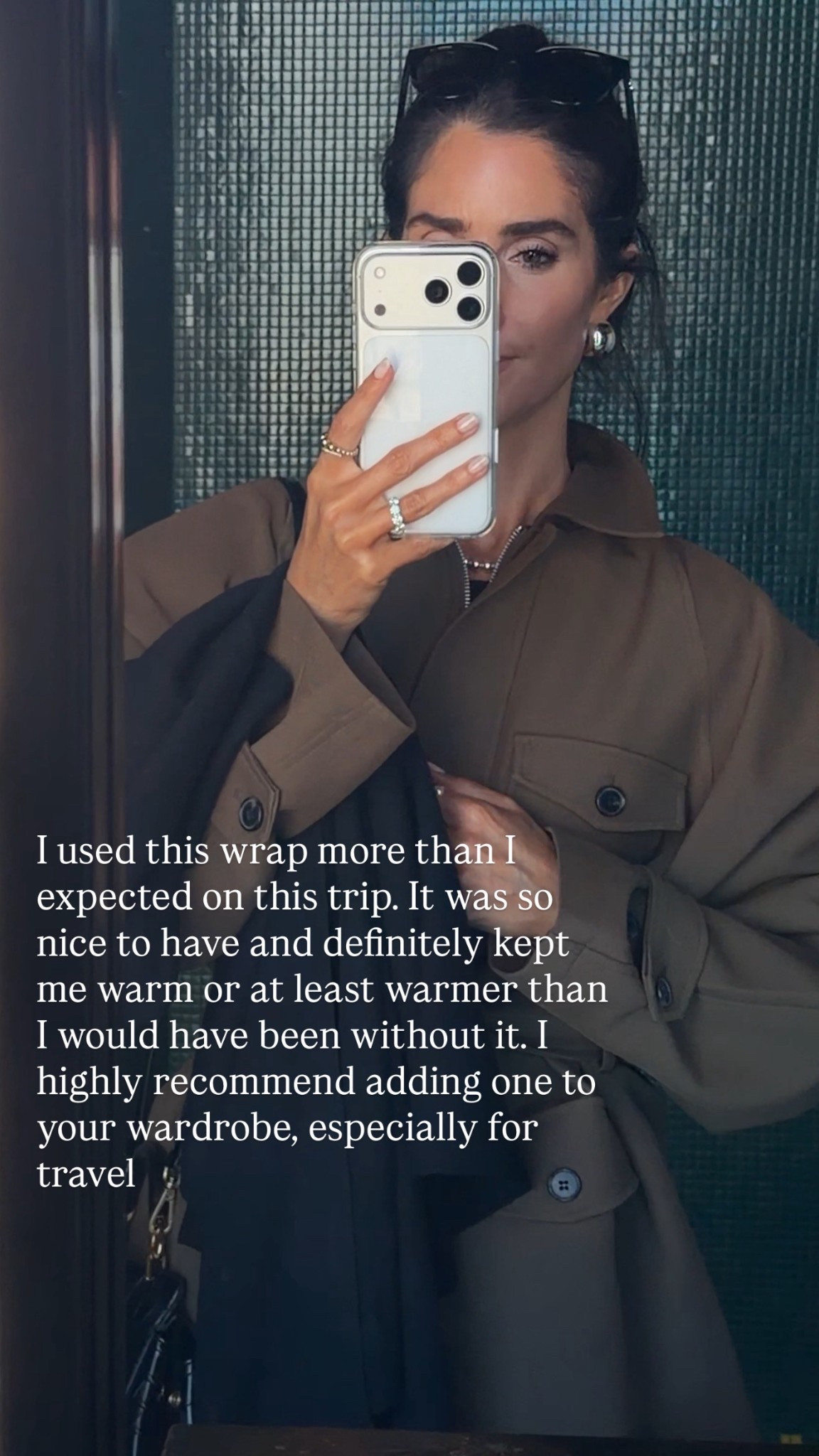 I am so glad I packed this wrap with me! Used it more than I thought I would, so easy to style and versatile #stylinbyaylin #aylin

#LTKSeasonal #LTKTravel #LTKFindsUnder100