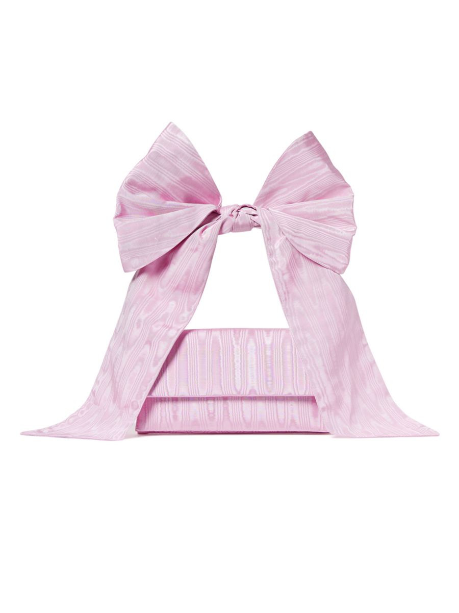 Ramona Bow Moiré Shoulder Bag | Saks Fifth Avenue