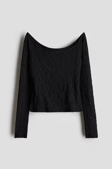 H & M - Lace Top - Black | H&M (US + CA)
