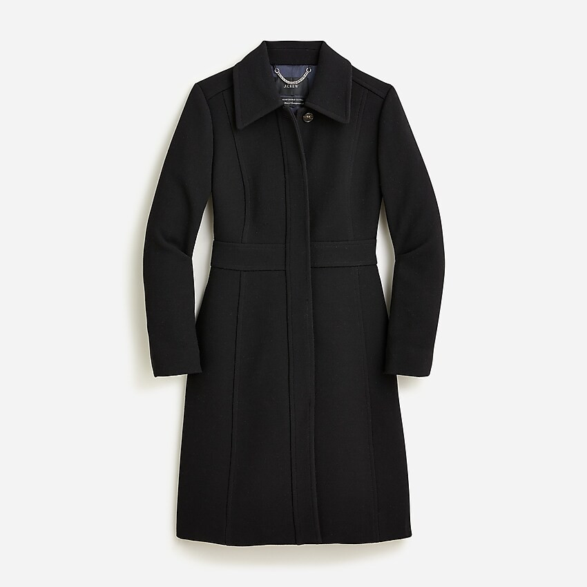 Petite new lady day topcoat in Italian double-cloth wool | J. Crew US