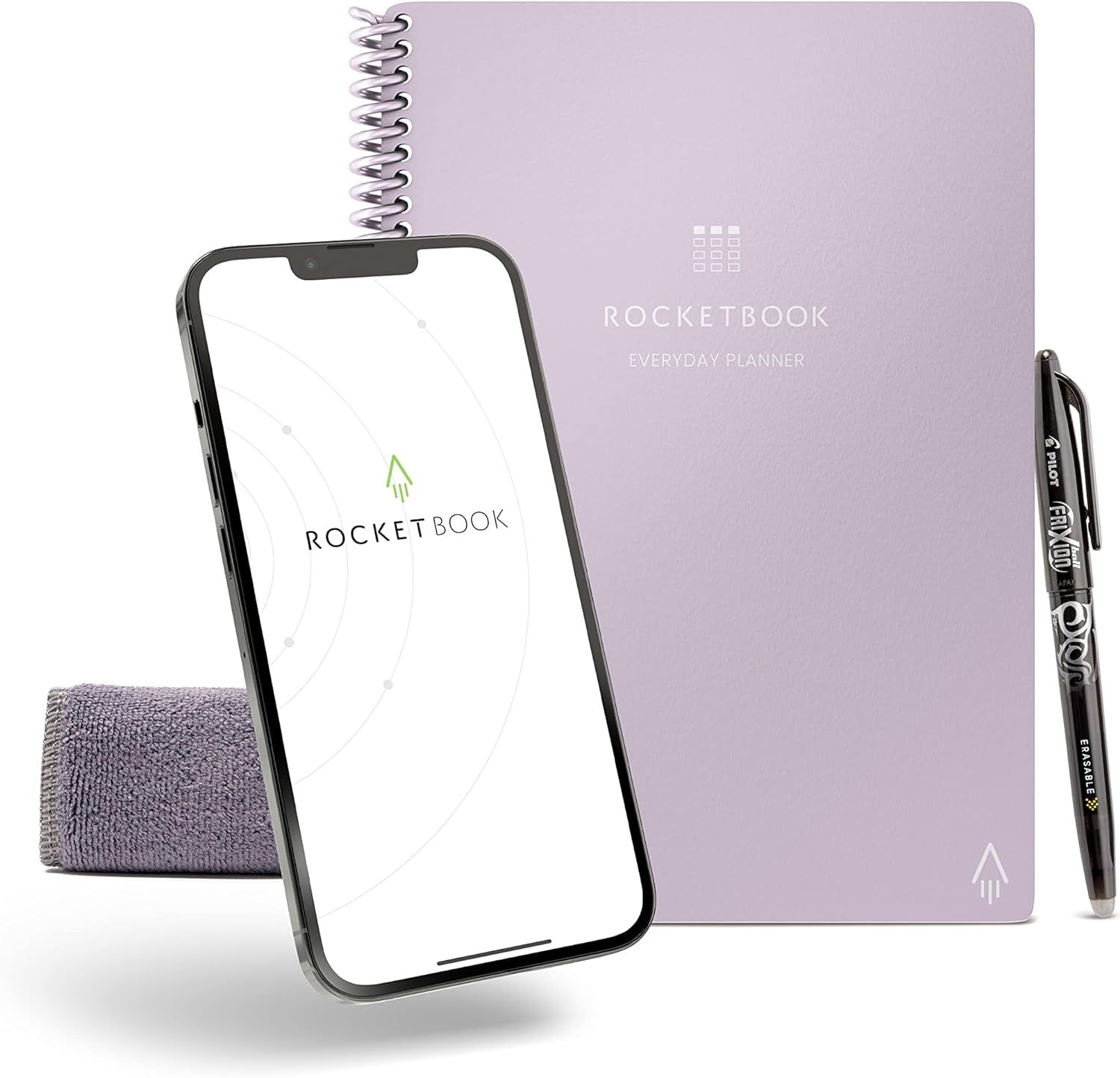 Rocketbook Reusable Everyday Planner - Daily, Weekly, Monthly Planner with Pilot Fixion Pen and M... | Amazon (US)