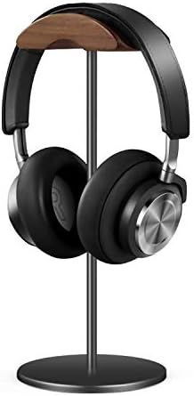 Amazon.com: Headphone Stand, Walnut Wood & Aluminum Headset Stand, Nature Walnut Gaming Headset H... | Amazon (US)