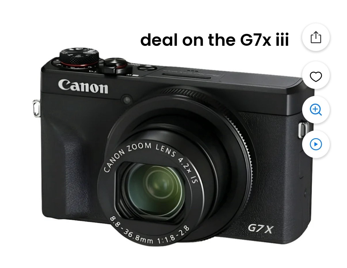 Canon g7 mark iii on sale on walmart!

#LTKCyberWeek #LTKTravel #LTKSeasonal