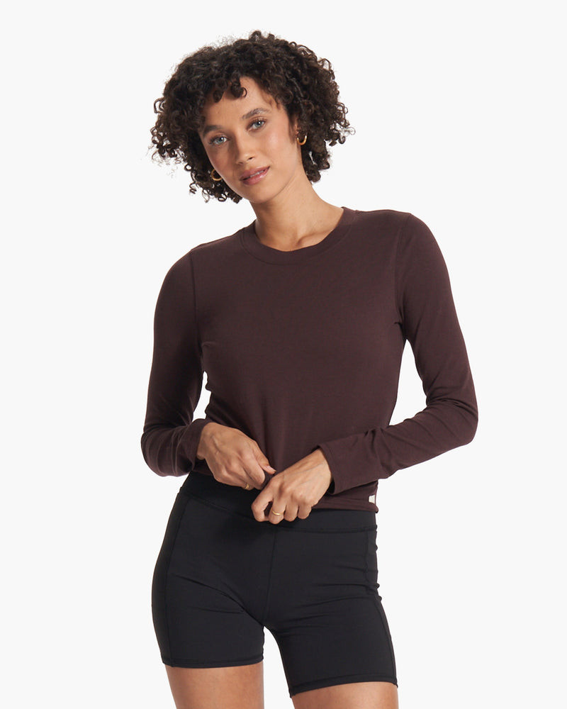 Long-Sleeve Coast Crop Crew | Vuori Clothing (US & Canada)