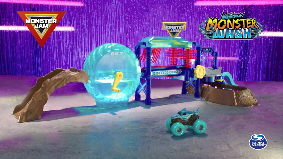 Monster Jam, Megalodon Monster Wash, Includes Color-Changing Megalodon Monster Truck, Interactive... | Walmart (US)