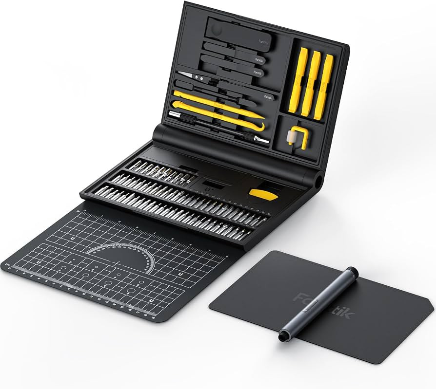 Fanttik Electric Screwdriver Kit, Precision Screwdriver Set, 64 Magnetic Bits, 12 Types Fix Tools... | Amazon (US)