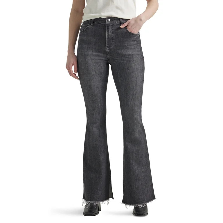 Lee® Women's Heritage High Rise Flare Jean with Raw Hem | Walmart (US)