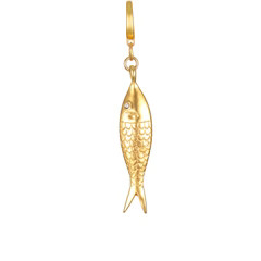 Golden Fish Clip-On Charm | Sequin