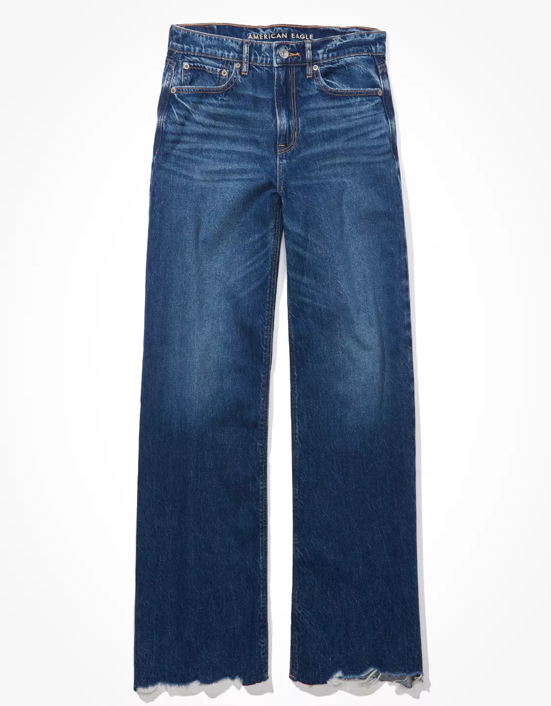 AE Dreamy Drape Super High-Waisted Baggy Wide-Leg Jean | American Eagle Outfitters (US & CA)