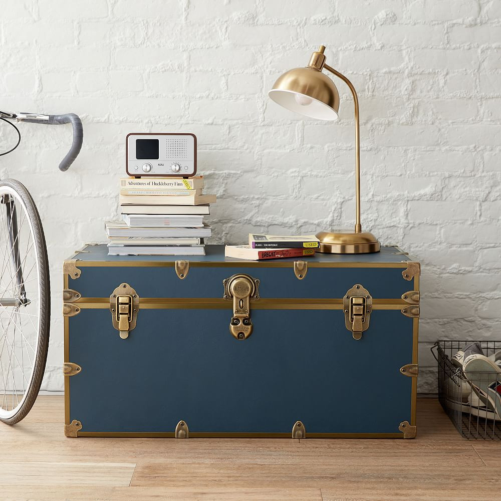 Faux Leather XXL Dorm Trunk (36") | Pottery Barn Teen