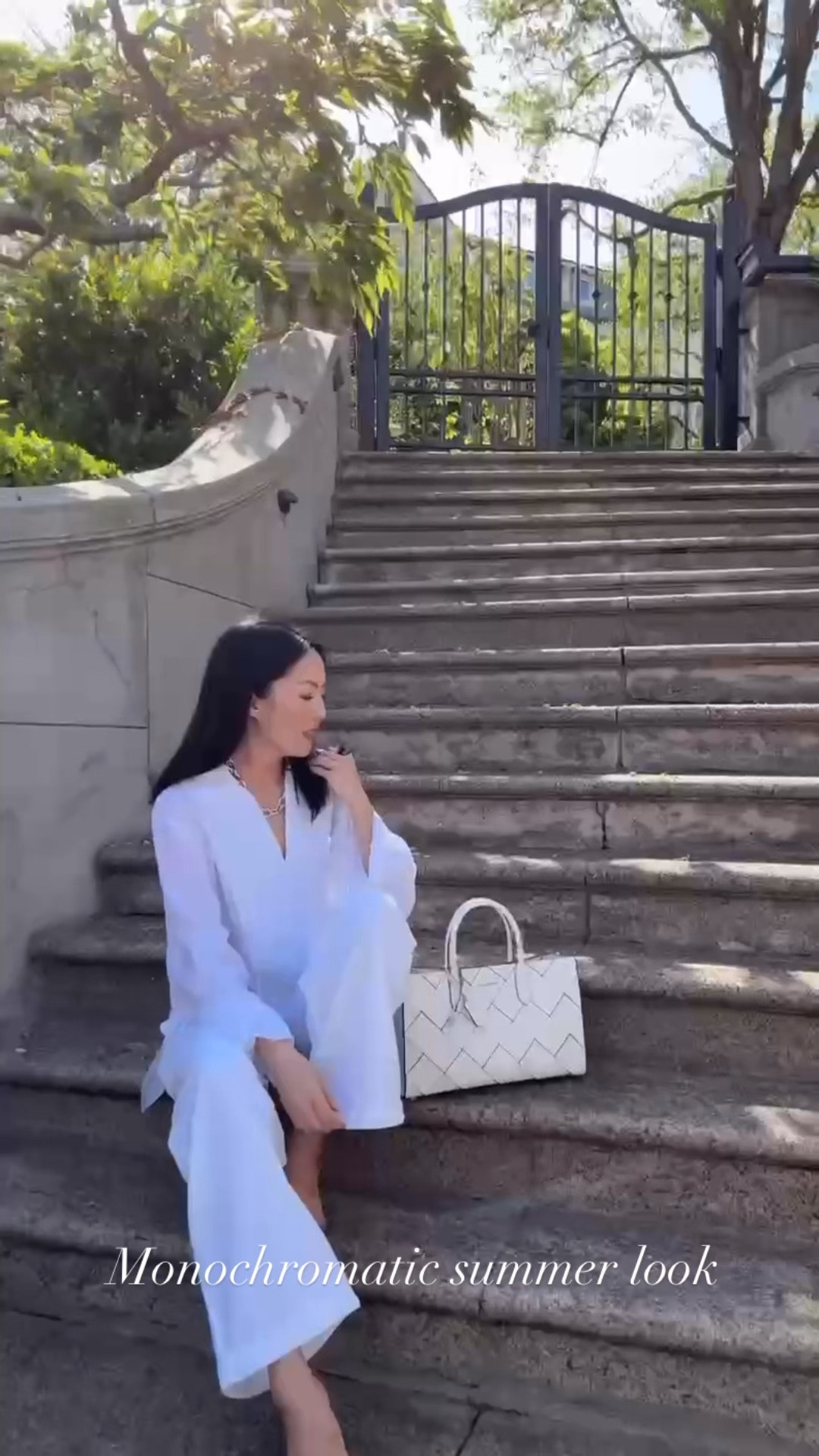 Summer weather calls for lightweight white pants and a matching blouse.

#classicstyle
#monochromaticoutfit
#whitepants
#whitetop
#summeroutfit

#LTKootd #LTKgrwm #LTKWorkwear