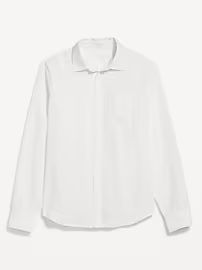 Classic Fit Everyday Linen-Blend Shirt | Old Navy (US)