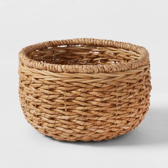 151.3oz Chunky Seagrass Woven Serving Bowl Beige - Threshold™ | Target