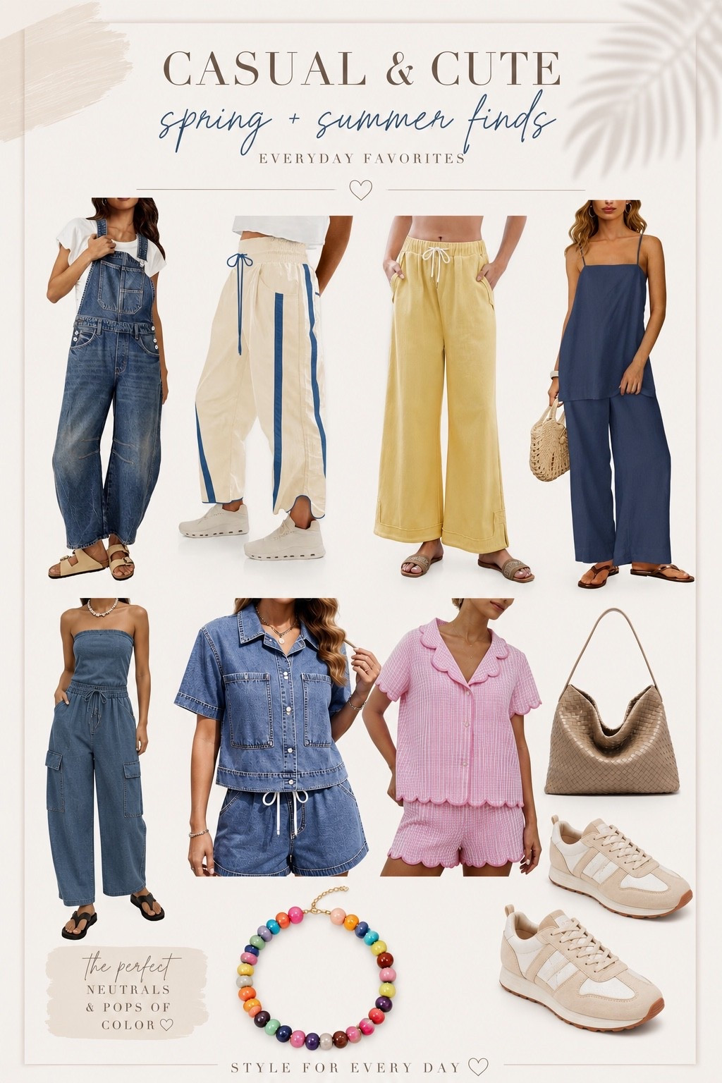 Casual, cute, and made for sunshine ☀️🤍

I rounded up some of my favorite spring & summer finds that are equal parts comfy and stylish! From effortless denim and breezy sets to everyday sneakers, chic accessories, and fun pops of color, these are the pieces I’m reaching for on repeat this season.

Perfect for running errands, weekend adventures, vacation days, or simply looking put together without sacrificing comfort.

Shop all my favorites through my LTK! ✨