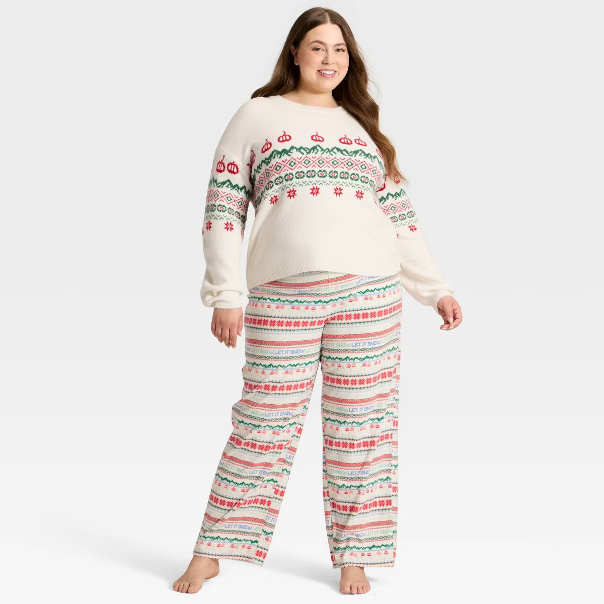 Women's Fair Isle Holiday Matching Family Sweater - Wondershop™ Cream | Target