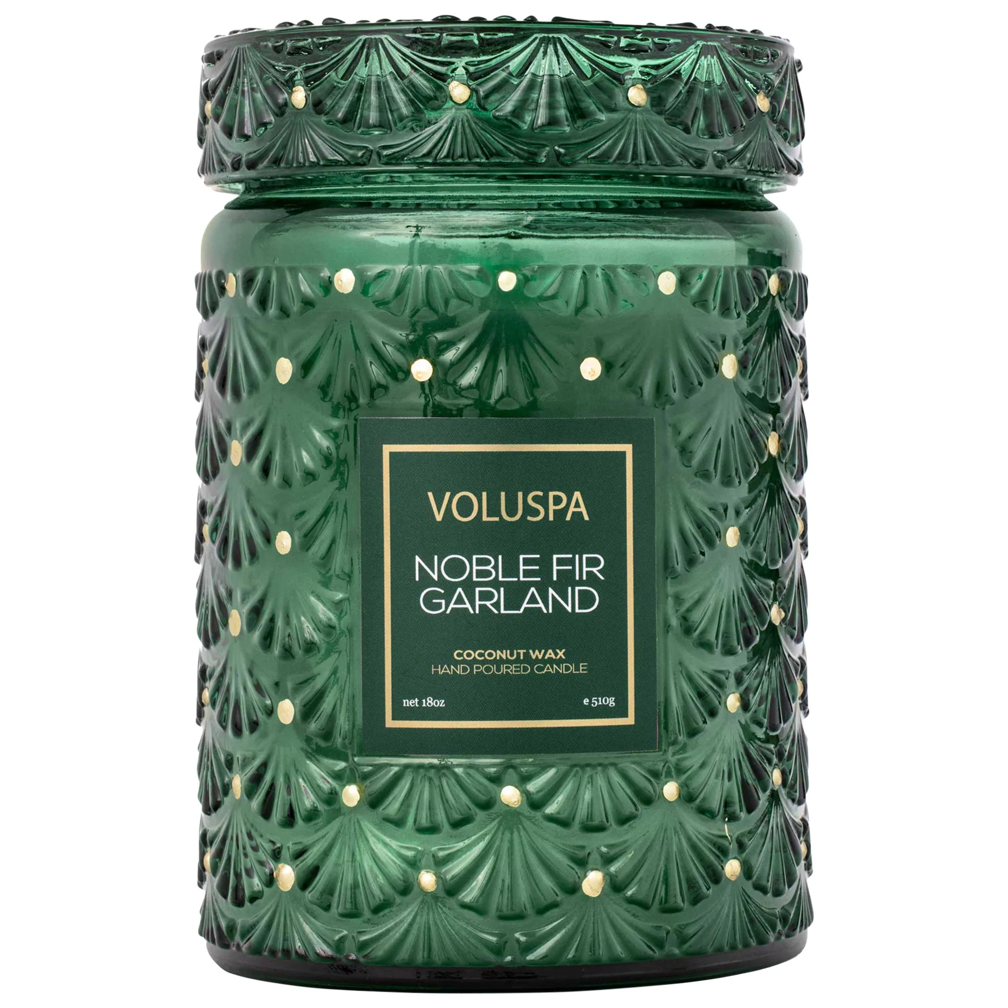 VOLUSPA Noble Fir Garland Glass Jar Candle 18 oz / 510 g 1 wick candle | Sephora (US)
