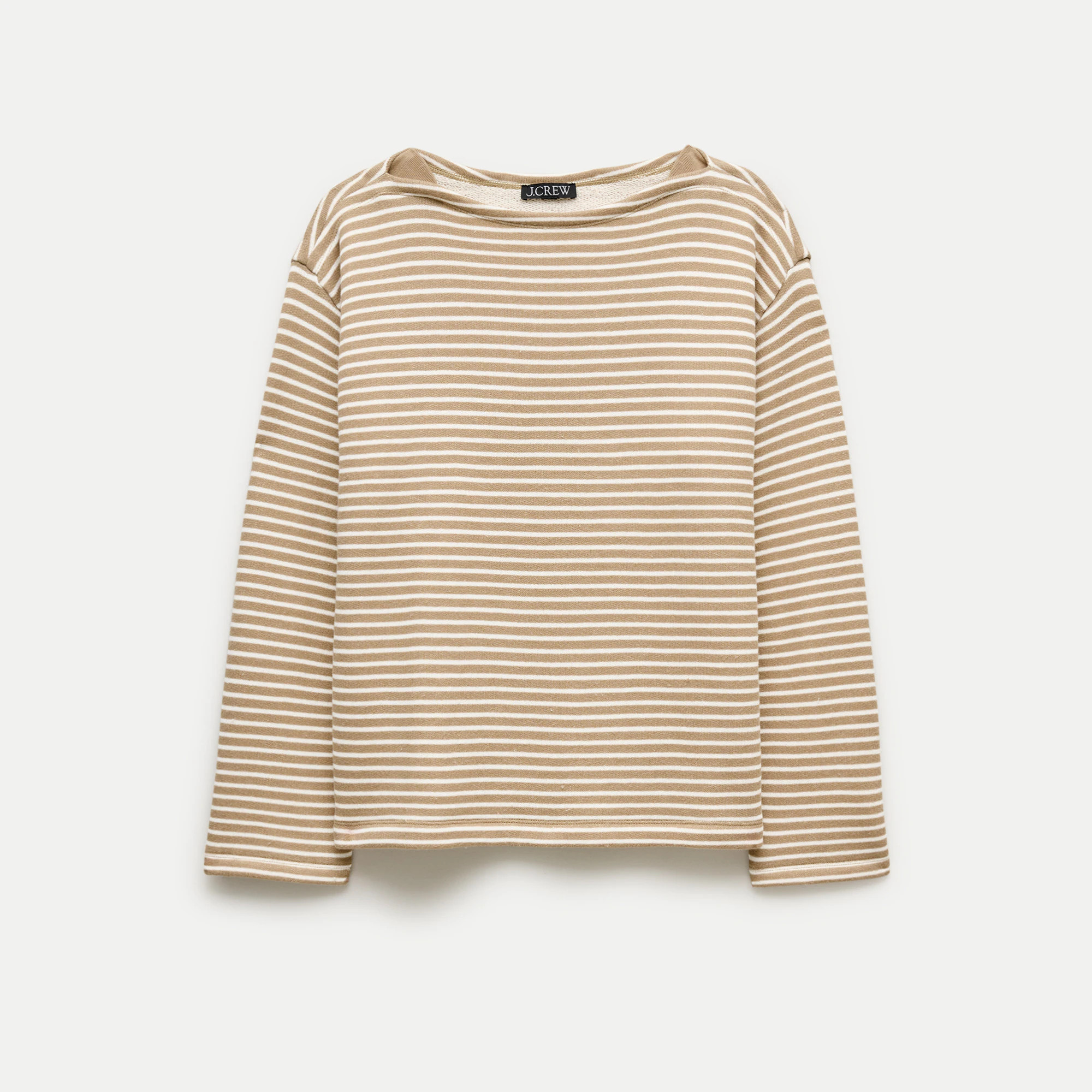 Heritage terry boatneck sweatshirt | J. Crew US