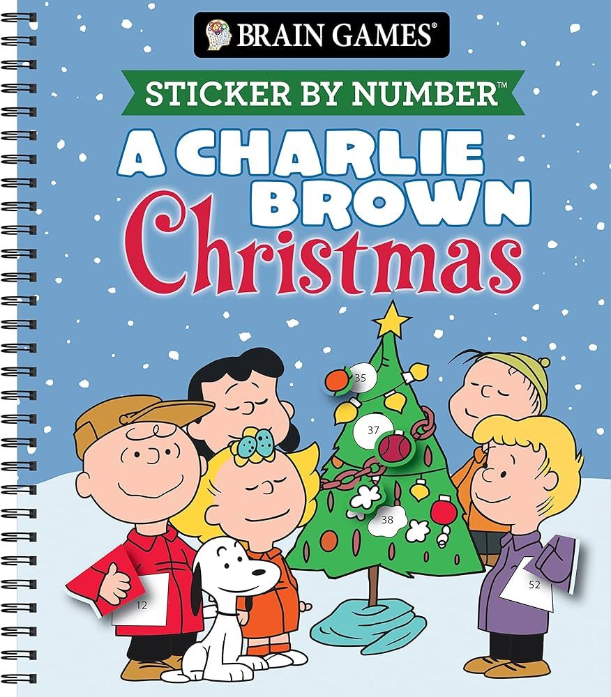 Brain Games - Sticker by Number: A Charlie Brown Christmas | Amazon (US)