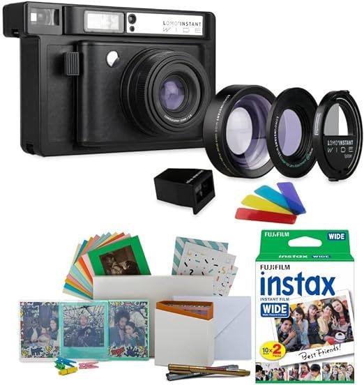 Lomography LomoInstant Wide Camera and Lenses (William Klein Edition) compatible Fujifilm instax ... | Amazon (US)