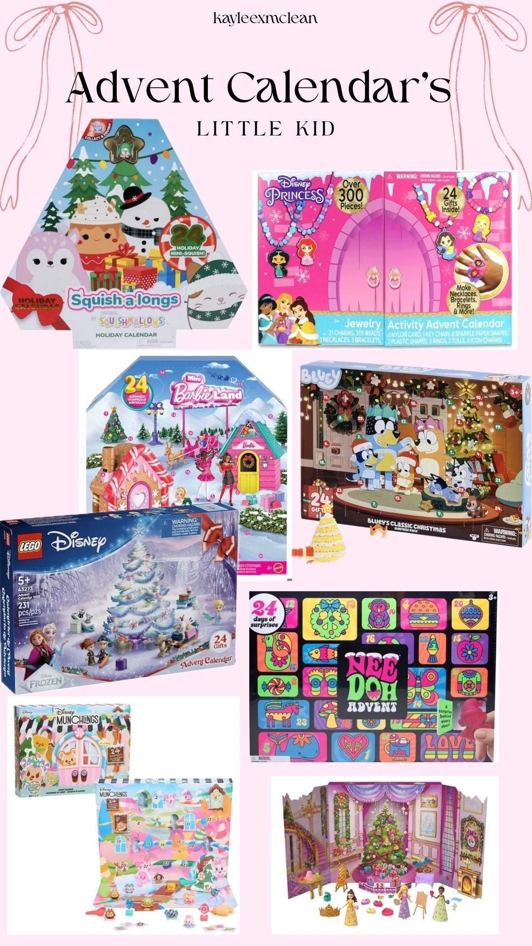 Little kid girl advent calendars 2025!!  

#LTKGiftGuide #LTKKids #LTKHoliday