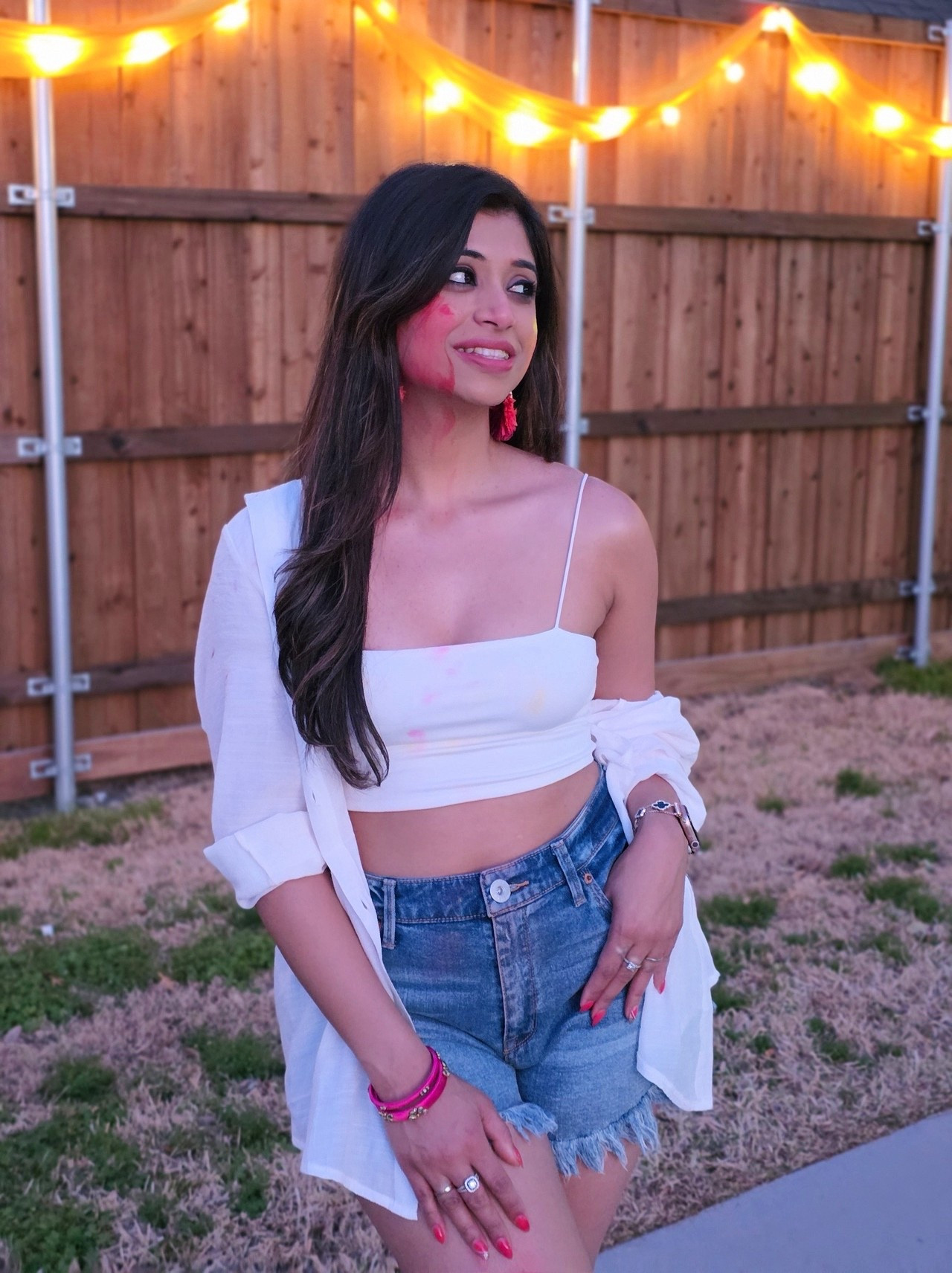 Holi look 💙🩷❤️💚💜💓💛