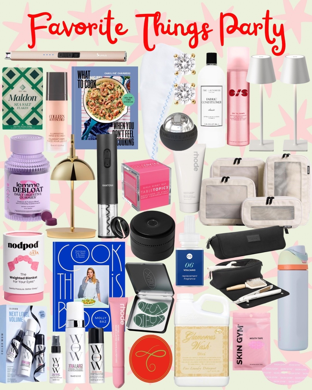 FAVORITE THINGS PARTY 🥰

Favorite Things Party ideas, Favorite Things gift ideas, Favorite Things gifts, holiday party, Christmas party, gift exchange, white elephant, little luxuries, holiday gifting, girls night, holiday hosting, affordable gifts, stocking stuffers, beauty must haves, CapsuleByCoCo

#LTKBeauty #LTKHoliday #LTKGiftGuide