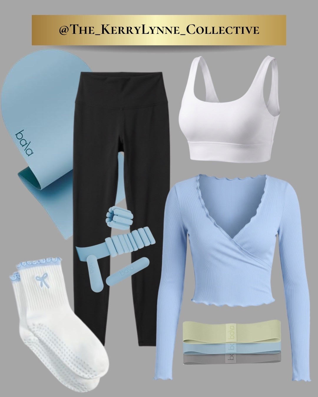 💙 Pilates Princess 💙

The kind of outfit that makes you want to romanticize your morning routine. Whether you’re heading to Pilates, running errands, grabbing coffee, or spending the day on the go, this look is equal parts comfortable and put together.

Soft blues, buttery basics, and supportive essentials create the perfect blend of function and style. Paired with grip socks, resistance bands, and a yoga mat, this is your reminder that activewear can be just as cute as it is practical.

Because feeling your best starts with moving your body—and looking good while doing it doesn’t hurt either. ✨

#LTKActive #PilatesPrincess #WorkoutStyle

#LTKfitnessgoals #LTKgrwm