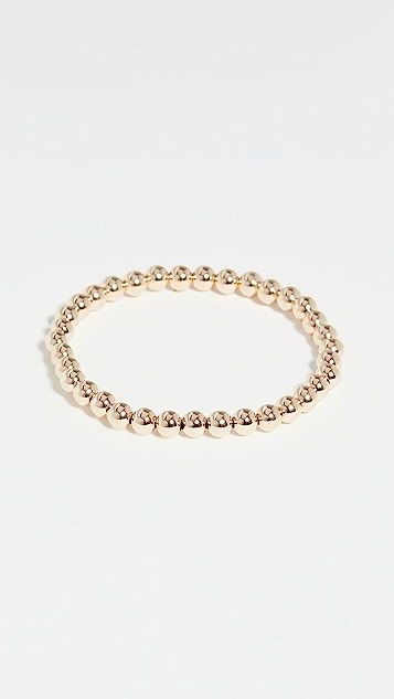 5mm Gold Ball Bracelet | Shopbop