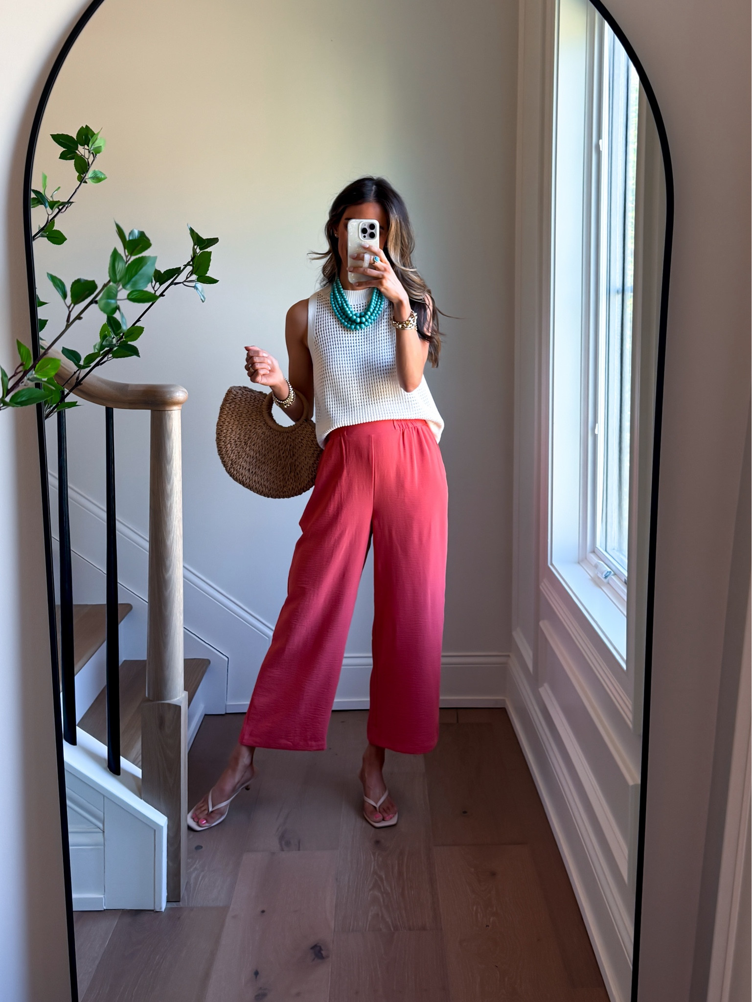 Wearing a small top and pants 

#LTKmomlife #LTKselfcare #LTKgrwm