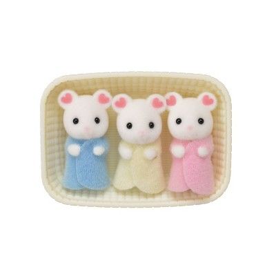 Calico Critters Marshmallow Mouse Triplets | Target