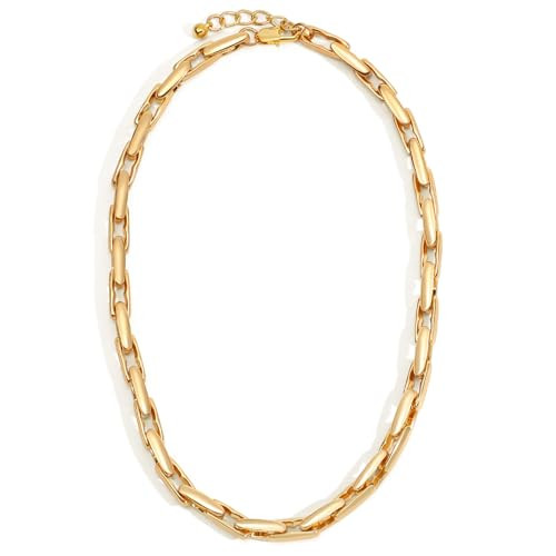 Necklaces for Women 14K Gold Plated Trendy Chunky Chain Choker Jewelry | Amazon (US)